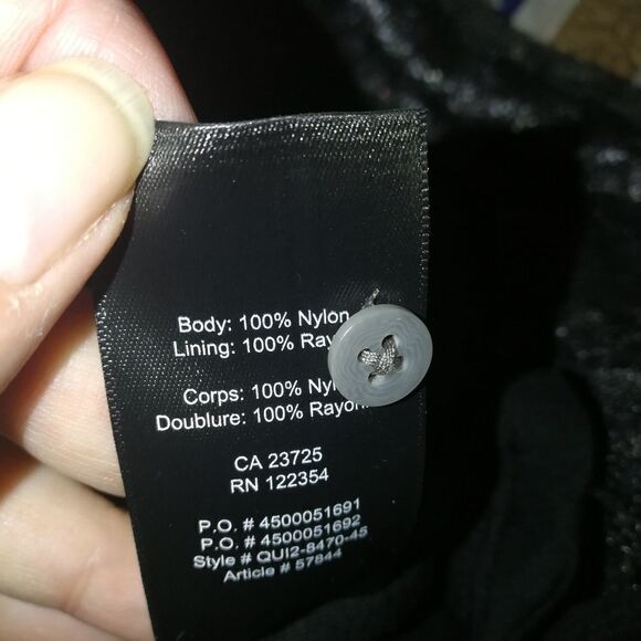 ARITZIA / TATULA Black & Silver Canterbury Sequins Festive Mini Dress Size Small - Picture 9 of 13